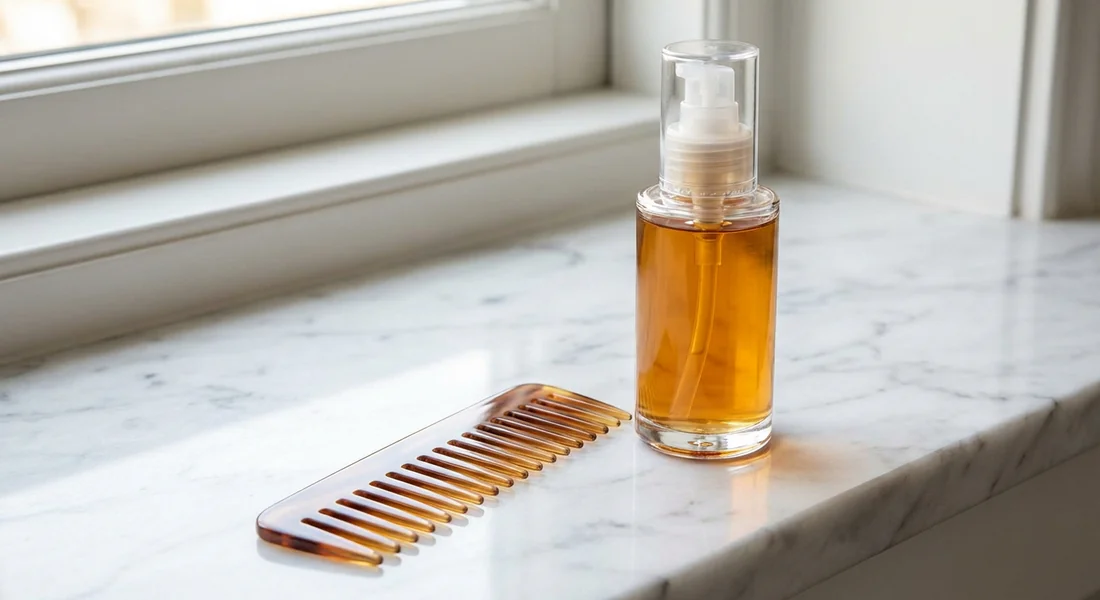 Produits d'entretien et peigne pour cheveux désépaissis