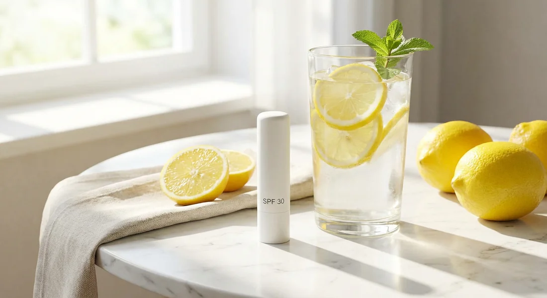 Protection solaire et hydratation pour maintenir l'éclat des lèvres