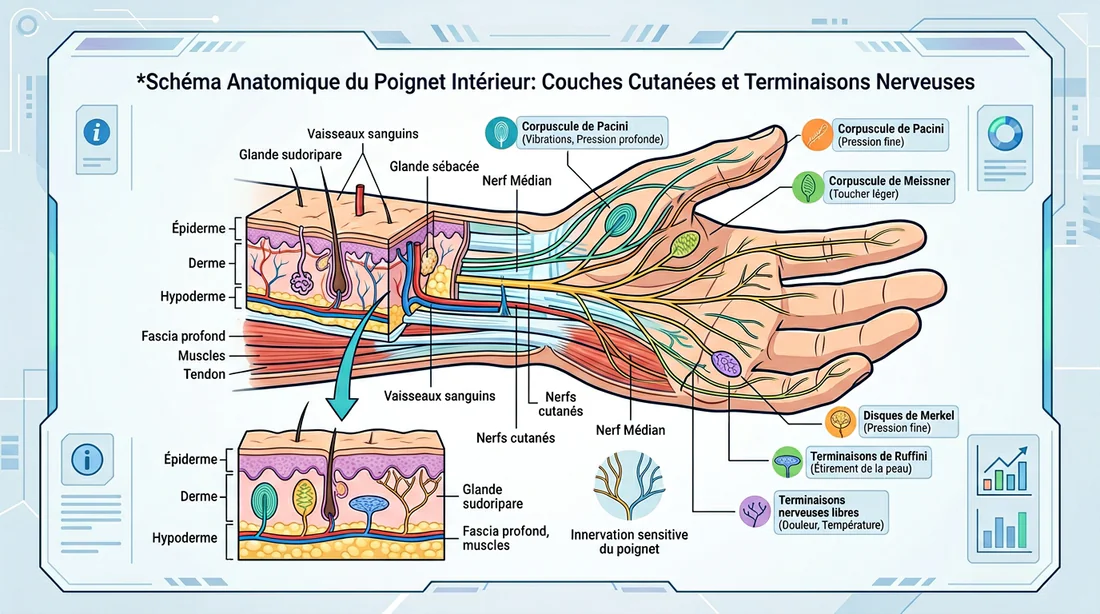Application d'une crème cicatrisante sur un nouveau tatouage au poignet