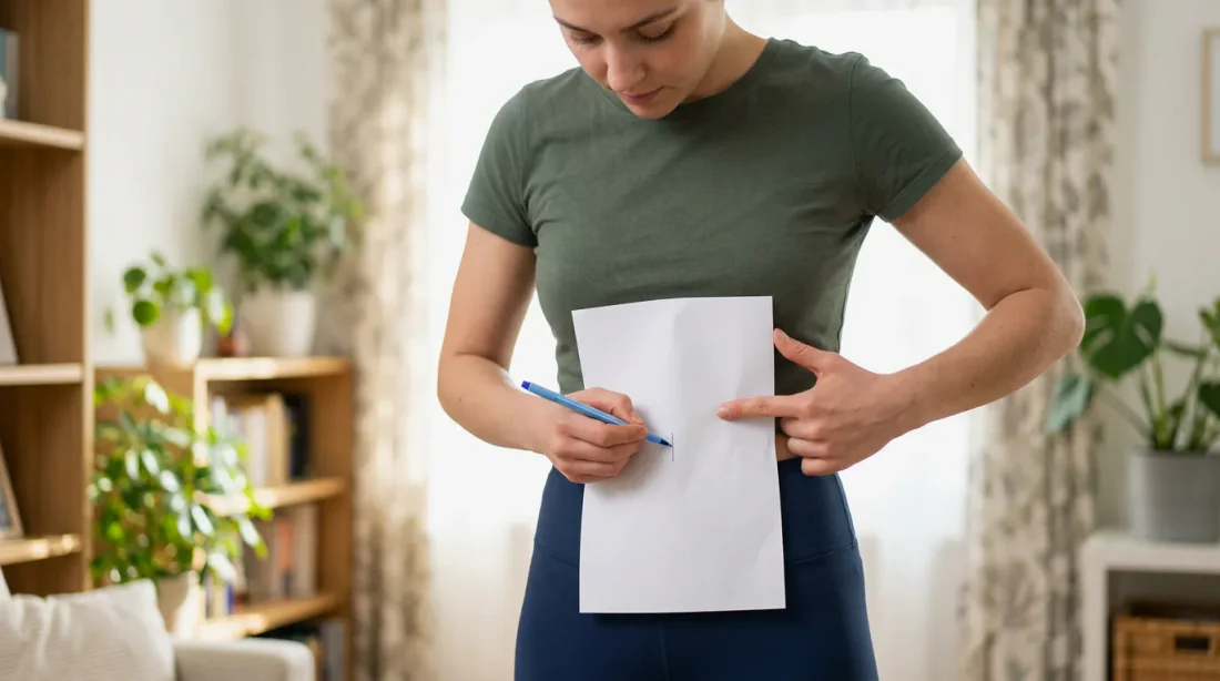 Comparaison visuelle entre un mètre ruban barré et des alternatives comme un lacet et une règle