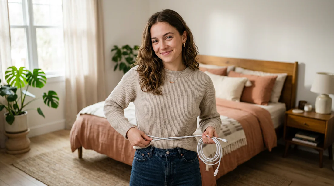 Report de la longueur d'une ficelle sur une règle en bois d'écolier pour obtenir la mesure exacte