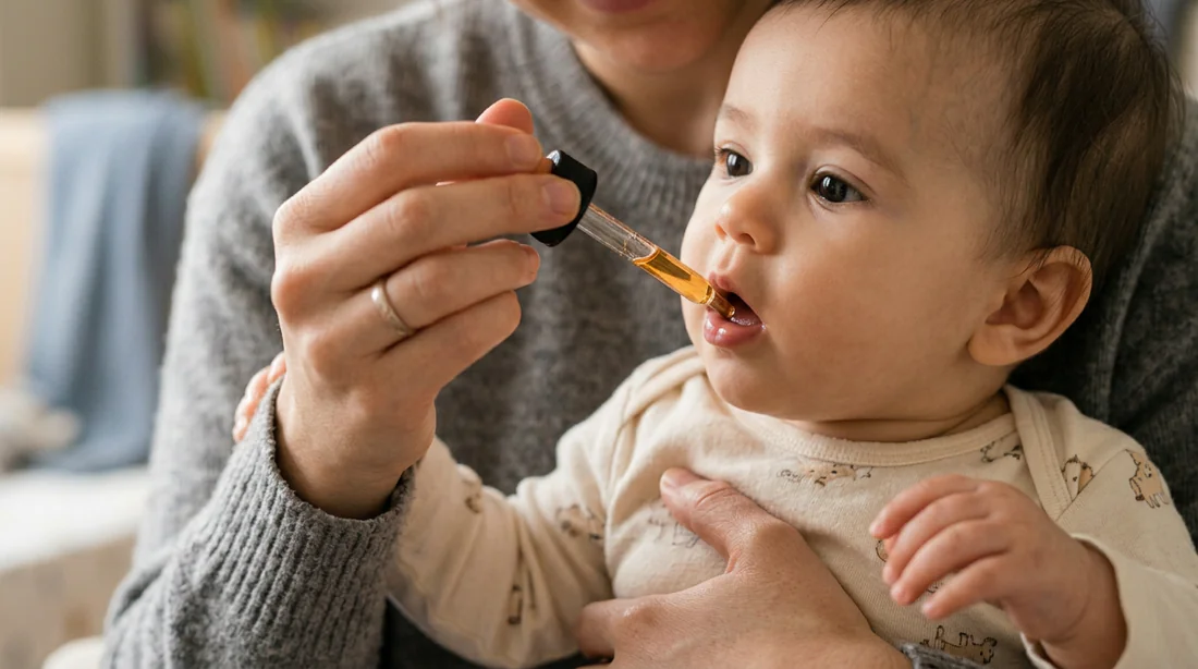 Utilisation correcte d'une pipette doseuse pour bébé