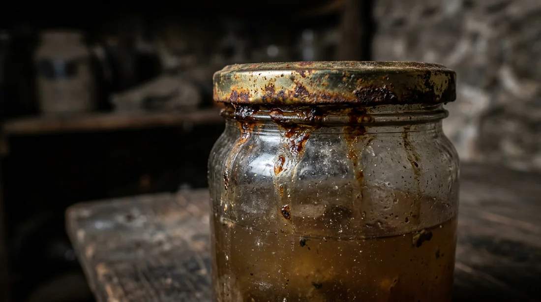 Signes visuels d'une compote périmée ou avariée