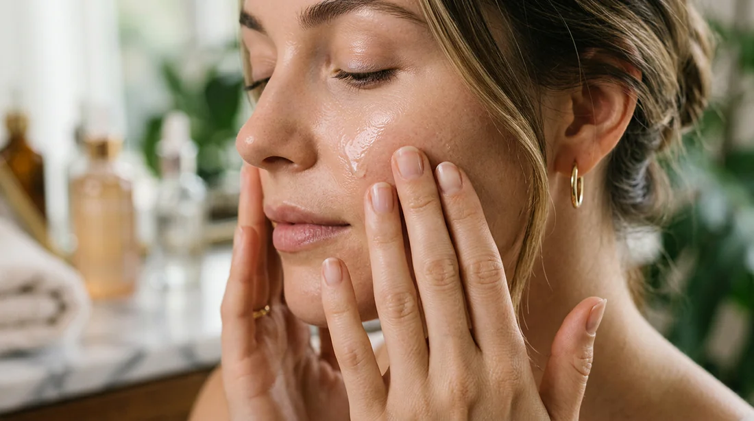 Préparation de la peau avant le maquillage